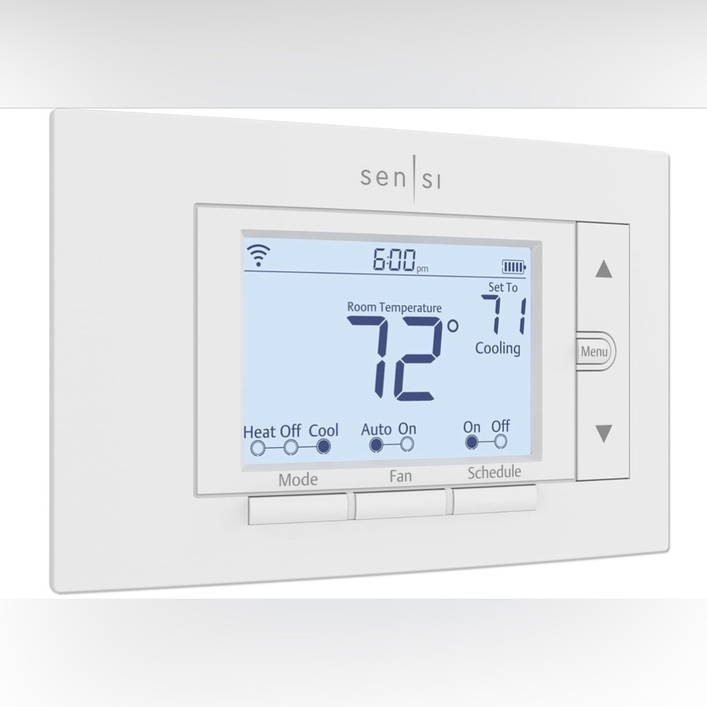 Sensi Smart Thermostat, Wi-Fi, Data Privacy, Works With Alexa, Mobile App